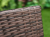 4 PC Rattan Chair Set, Patio Sofa Chairs Set, Cushioned Outdoor Rattan Furniture T3398P315403
