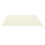 ZNTS Replacement Fabric for Awning Cream 4.5x3.5 m 311930