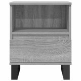 Bedside Cabinets 2 pcs Grey Sonoma 40x35x50 cm Engineered Wood 830649
