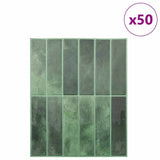 Rectangular Tile 50 pcs Dark Green 29 x 23 x 0.08 cm 42021253