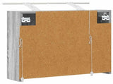 Bathroom Mirror Cabinet Grey Sonoma 60 x 14.5 x 50 cm 889084