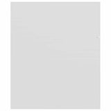 2 Piece Bathroom Furniture Set White Engineered Wood 804782