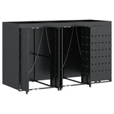 Wheelie Bin Storage for 3 Bins Anthracite 204 x 77.5 x 121.5 cm 3394744