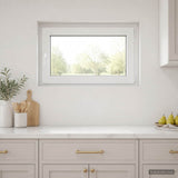 Basement Window RISOR 95 x 50 cm PVC and Glass 42047824