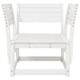 Garden Chair White Solid pine wood Standard Durable 844675