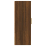 Wall Cabinet Brown Oak 69.5x32.5x90 cm Engineered Wood 817395