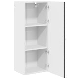 Wall Cabinet PORTO Black 40 x 31 x 100 cm Engineered Wood 885466