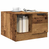 Coffee Table Old Wood 50x50x36 cm Engineered Wood 856848