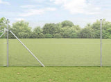 Ground Fix Welded Wire Fence 25 x 1.5 m Silver Mesh 3351618