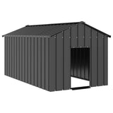 Dog House with Roof 114x202x101 cm Galvanised Steel 4100921