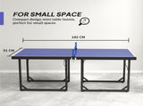 6ft Table Tennis Table, Ping Pong Table with Net, Foldable and Portable Ping Pong Set for Indoor T3398P548118