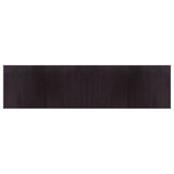 Rug Rectangular Dark Brown100x400 cm Bamboo 376959