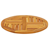 Table Top 60x2 cm Round Solid Wood Acacia 4004248