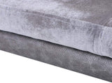 Dog Sofa Bed for Small-Sized Dogs, Elevated Pet Chair PU Cover, Soft Cushion, Cat Couch Lounger T3398P349669