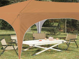 Pop-up Party Tent 575 x 288 x 245 cm Beige Oxford Fabric 42019881