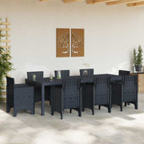 Garden Table Anthracite 250 x 100 x 73 cm Poly Rattan 3378516