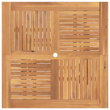 Folding Garden Table 110x110x75 cm Solid Wood Teak 362616