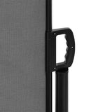 Retractable Side Awning Anthracite 120x500 cm 4004413