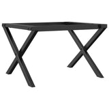 Coffee Table Legs X-Frame 50x40x38 cm Steel 357894