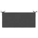 2-Piece Bench Cushions SOEST 2 pcs 100% Polyester Anthracite 950149