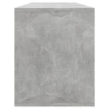 TV Cabinet Concrete Grey 130x35x50 cm Engineered Wood 809588