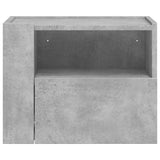 Wall-mounted Bedside Cabinets 2 pcs Concrete Grey 45x30x35 cm 848318