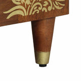 Sink cabinet Honey Brown 62 x 33 x 58 cm Solid Mango Wood 4018755