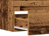 Bathroom Hanging Cabinet Old Wood 80x38.5x45 cm Engineered Wood 856246