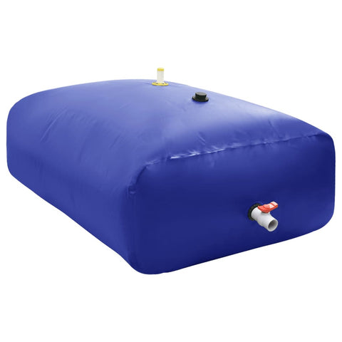 Water Tank with Tap Foldable 2100 L PVC 156333