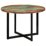 Dining Table 110x75 cm Solid Wood Reclaimed 338480