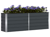 Planter Anthracite 160 x 40 x 75 cm Steel 42018187