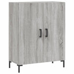 Highboard Grey Sonoma 69.5x34x180 cm Engineered Wood 3198215