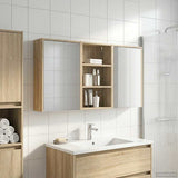 Bathroom Cabinet Set 3 pcs 126 x 16 x 62.5 cm Engineered wood 3403826