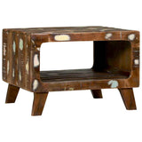 Coffee Table Multicolour 50 x 50 x 35 cm Solid Reclaim Wood 4104531