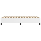 Bed Frame without Mattress White 90x190 cm Single Single Faux Leather 349873