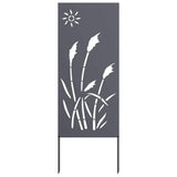 Garden Privacy Screen Anthracite 50 x 140 cm Cold-rolled steel 876275