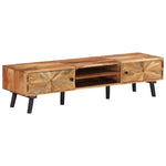 TV Cabinet 145x35x35 cm Solid Acacia Wood 338421