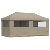 Party Tent Folding Taupe 292 x 580 x 315 cm Oxford Fabric 42023667