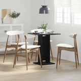 Bistro Table Black Oak 60x60x75 cm Engineered Wood 862494