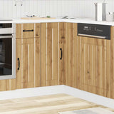 Kitchen Corner Base Cabinet Lucca Artisan Oak Engineered Wood 853756