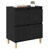 Sideboard Black Oak 60 x 35 x 70 cm Engineered Wood 881265