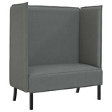 Highback Sofa Dark grey 109 x 56 x 121 cm Fabric 42010833