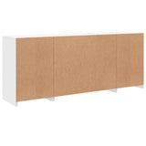 Sideboard with LED Lights White 163x37x67 cm 3209072