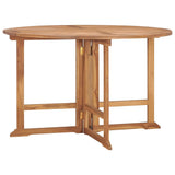 Folding Garden Dining Table 110x75 cm Solid Wood Teak 318479