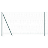 Welded Wire Fence with Concrete Base 25 x 1.2 m 3353523