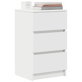Bedside Cabinets with 3 Drawers 2 pcs White 39x35x65 cm 861338