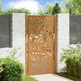 Garden Gate 100x175 cm Weathering Steel Flame Design 4100997