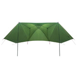 Car Tent with Roof Green 350 x 250 cm Polyester and Steel 42028551
