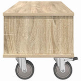 TV Stand Sonoma Oak 100 x 35 x 35 cm Engineered Wood 891034