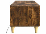 LED TV Cabinet Smoked Oak Engineered Wood 896690